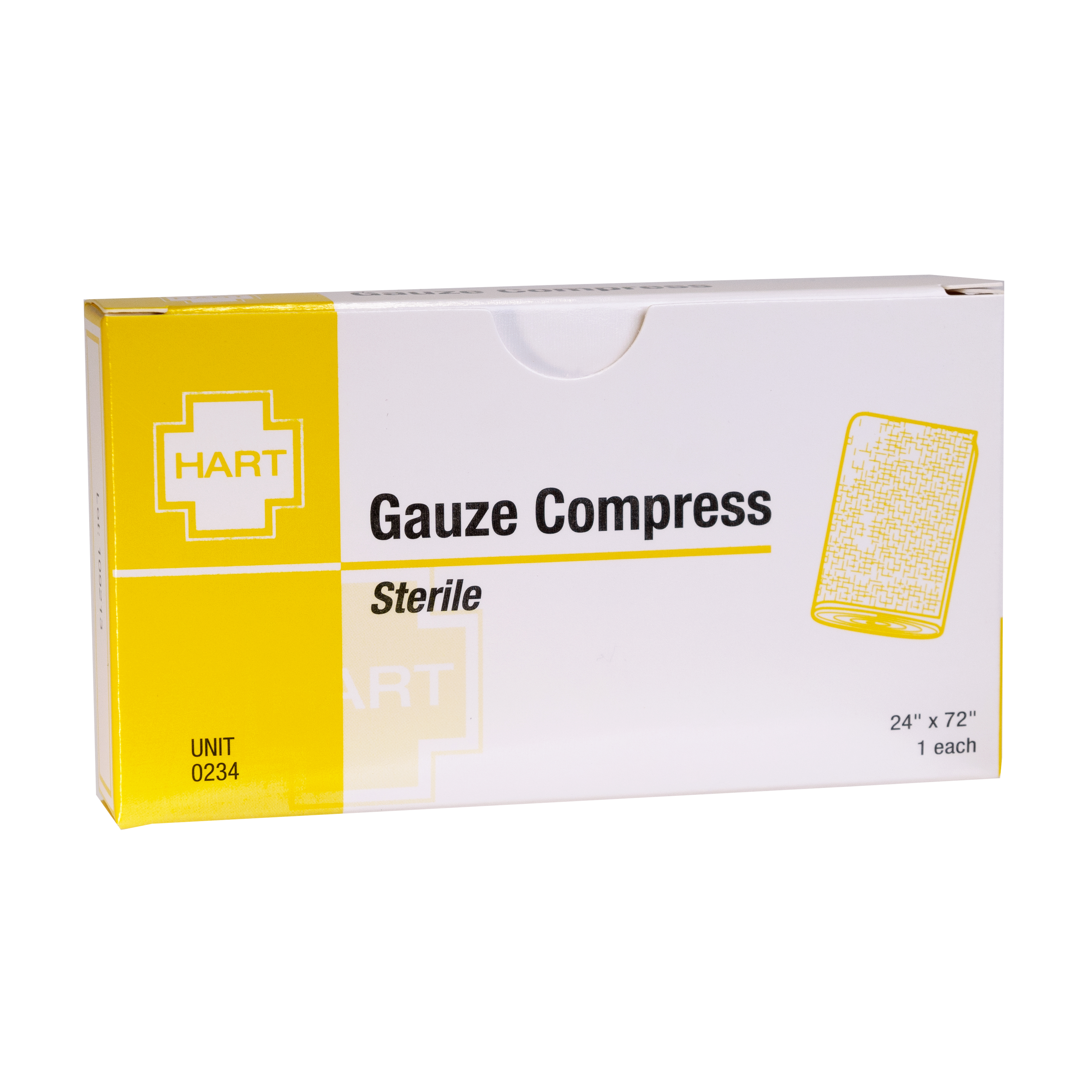 Sterile Gauze Compress, 24' x 72', 1 per unit