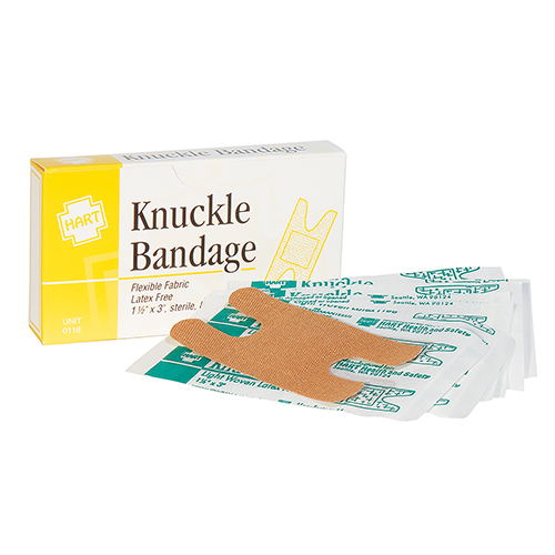 LiteFlex, Knuckle Adhesive Bandages, Light Woven Cloth, 8 per unit