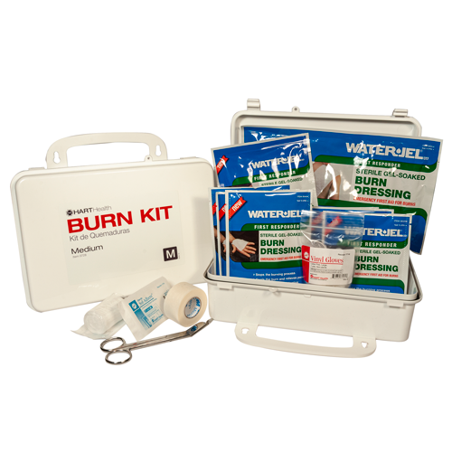 First Aid Burn Kit, EMS Burn Care First Aid Kit, Polypropylene Box, Medium