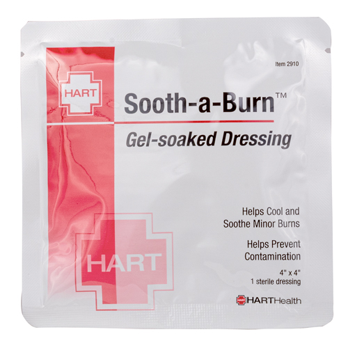Sooth-a-Burn Dressing, gel soaked, Sterile, 4" x 4"