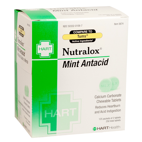 Nutralox Mint Antacid, Compare to Tums