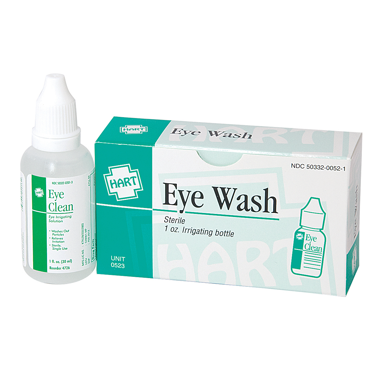Eye Wash Station, Snap-in holder, with two 16 oz bottles